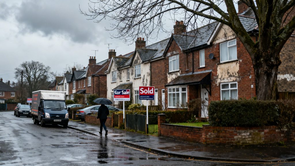 UK house prices rise 1.3% annually as supply increases
