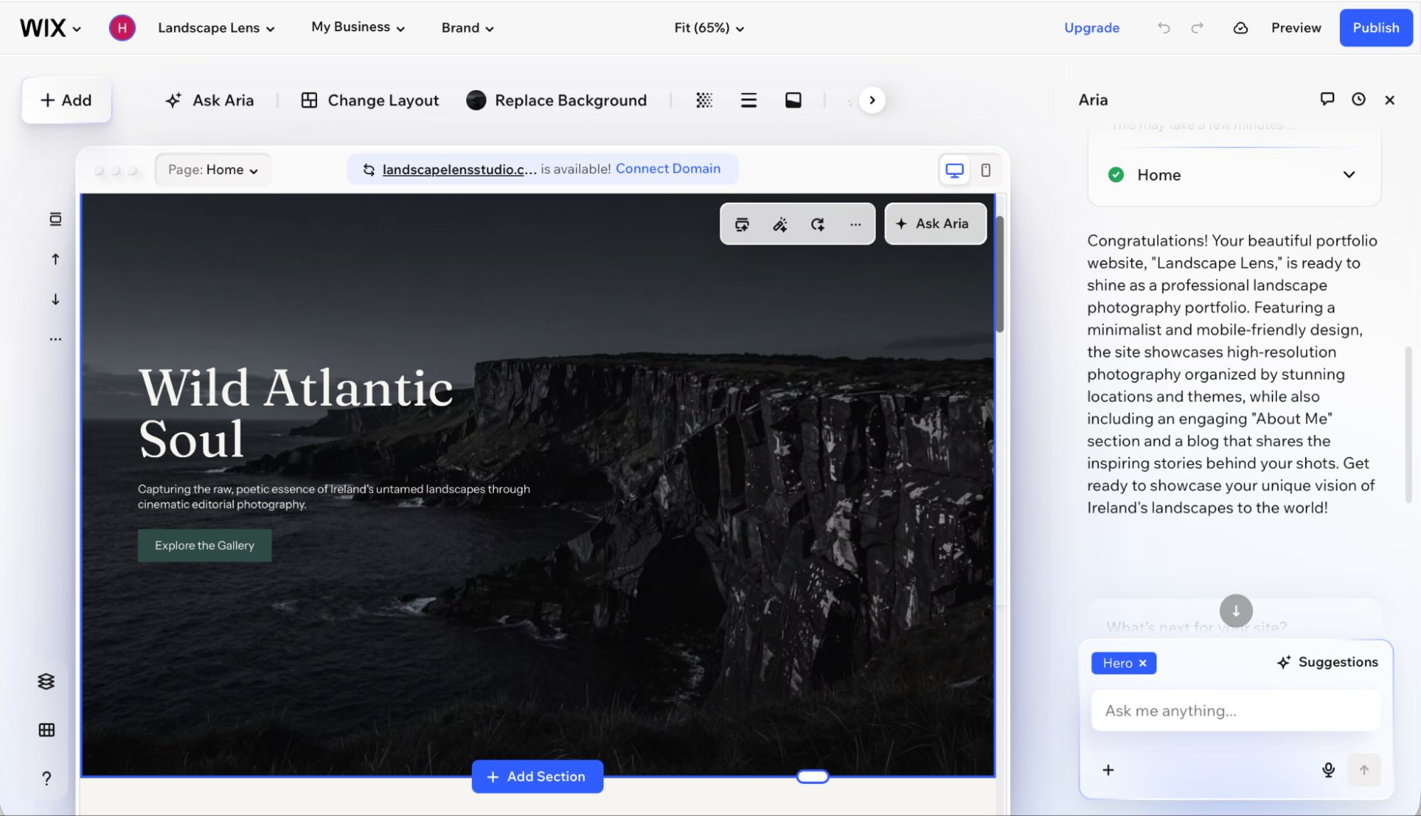 Wix, our pick for the best AI website builder for most people